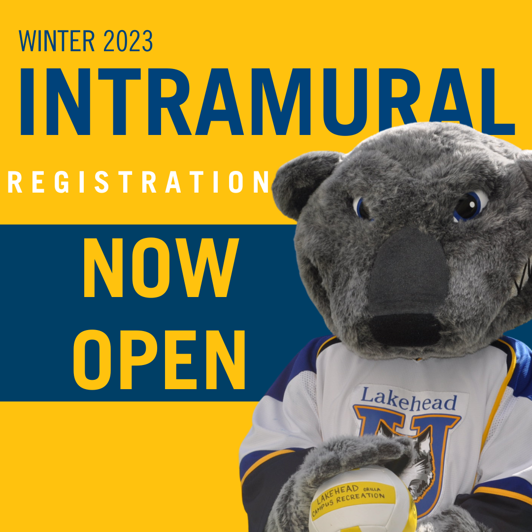 Winter Intramural Registration Now Open Lakehead University